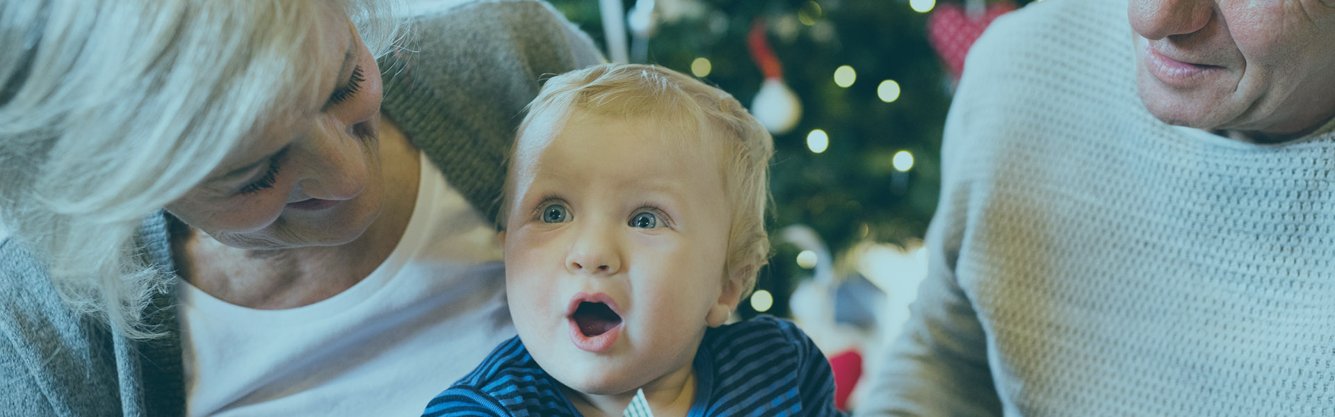 Christmas Club | Grandparents and baby at the holidays