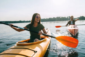 Couple Kayaking Together - Newsletter