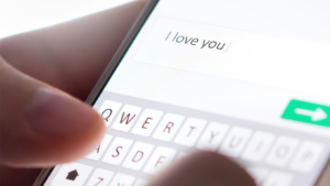 Texting I love you